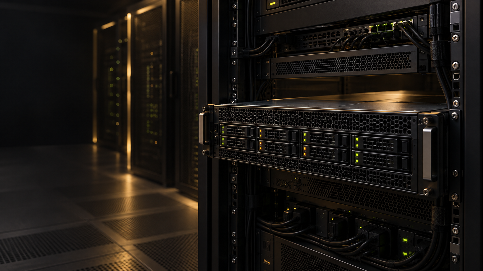 Dedicated server rack hardware preview